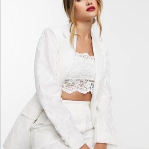 ASOS BRIDAL Wedding Lace Blazer